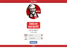 Tablet Screenshot of kfc.is