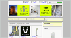 Desktop Screenshot of kfc.se