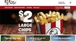Desktop Screenshot of kfc.com.au