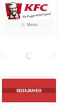 Mobile Screenshot of kfc.dk
