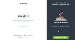 Desktop Screenshot of kfc.sk